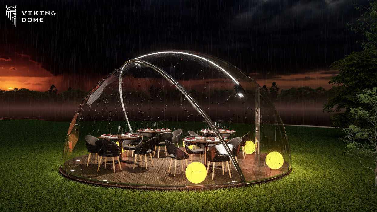 Ø6m Aura Dome™  - Motorized Retractable Dining Enclosure