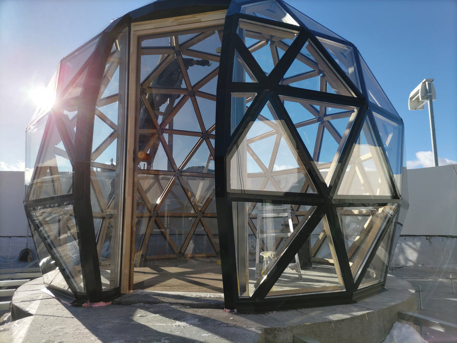 Ø3.5m Sauna Glass Dome double vitrage