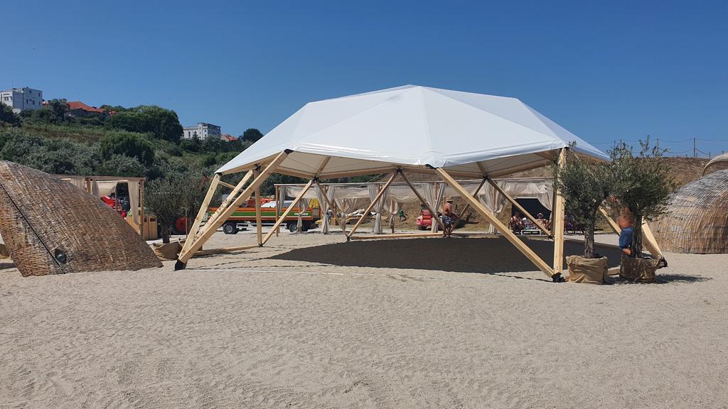 Ø18m T-STAR/wood/PVC tent Heavy Duty Dome