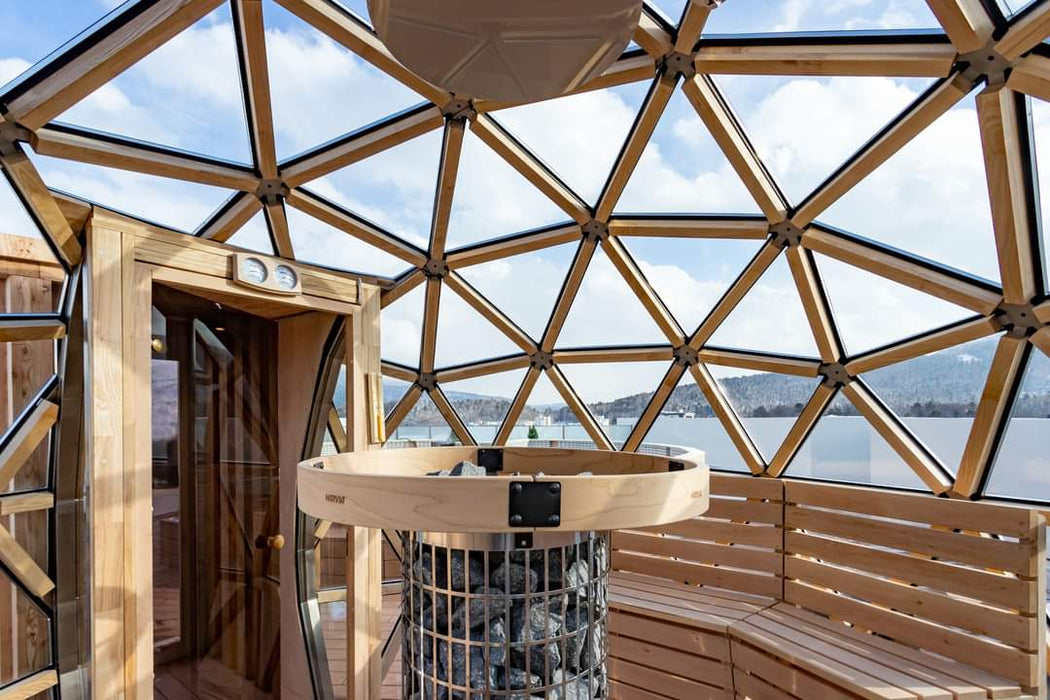 Ø3m Sauna Glass Dome simple vitrage