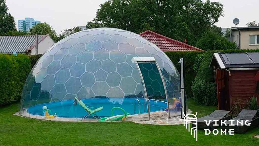 Ø7m H4,15m Luxury Aura Dome™ mit Glastür