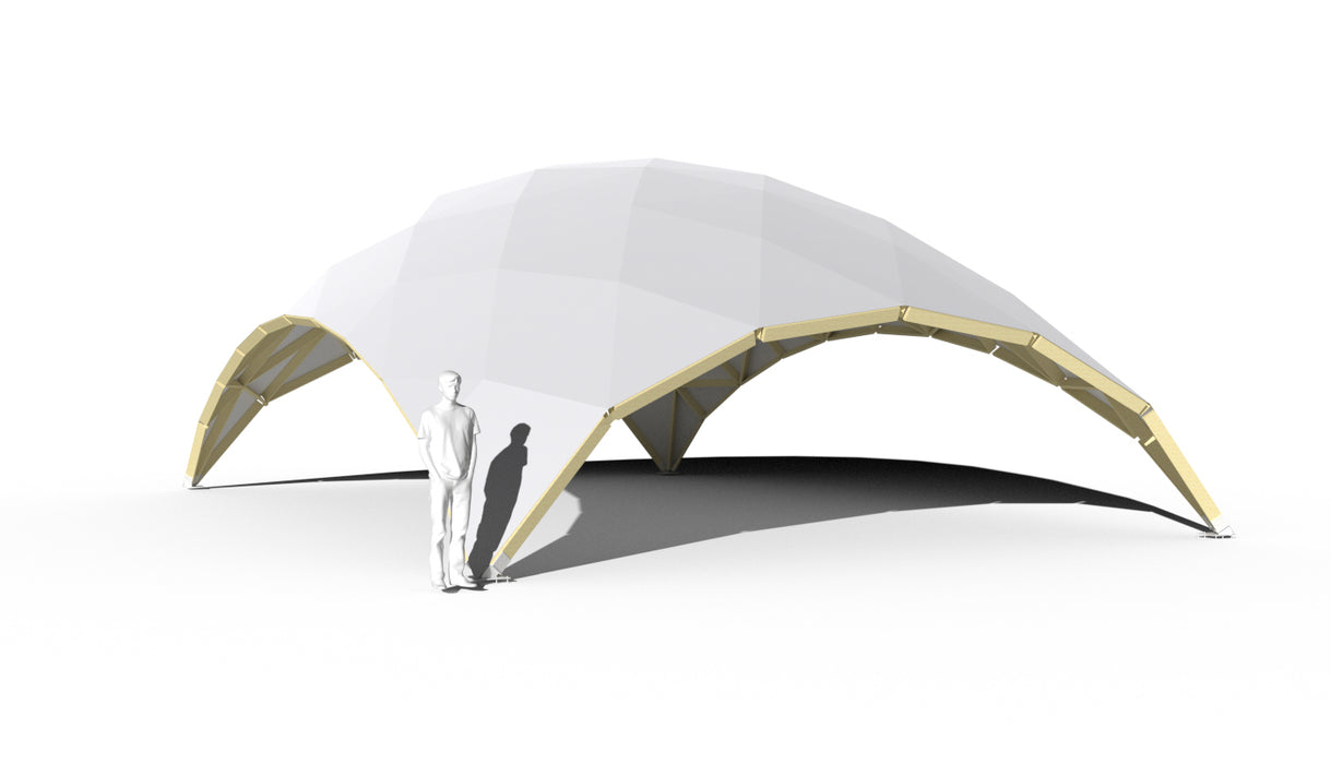 6-13 m DIY Quadro Geodesic Dome STAR Connectors Kit