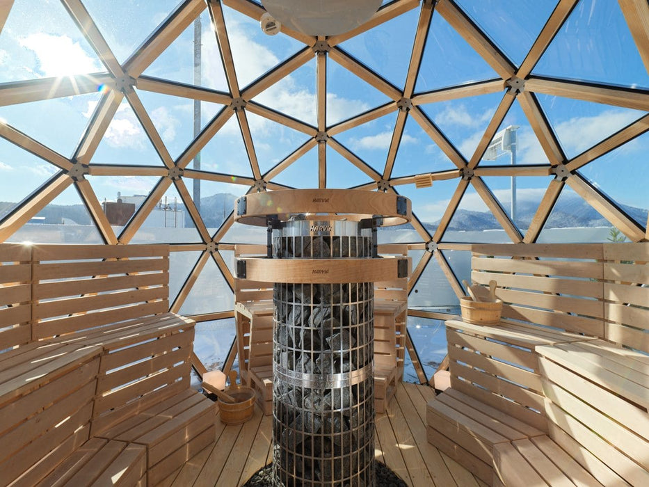 Ø3m Sauna Glass Dome double-pane