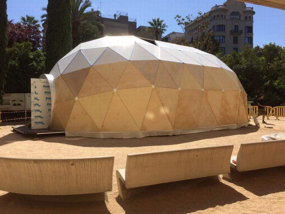 8x12m Tunnel Dome - Sound isolated Insulated building