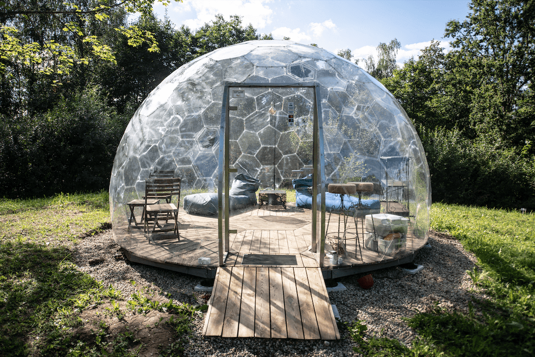 Ø5m Luxury Aura Dome™ mit Glastür