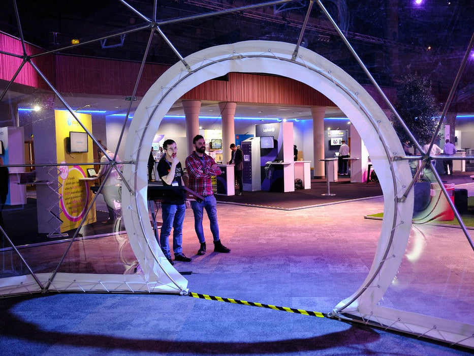 Ø11m Dome tent TUBE/PVC