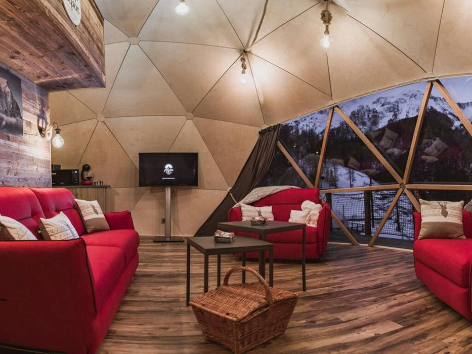 Ø9m Alpine Hut Insulated Domes PVC semi-permanent buildings