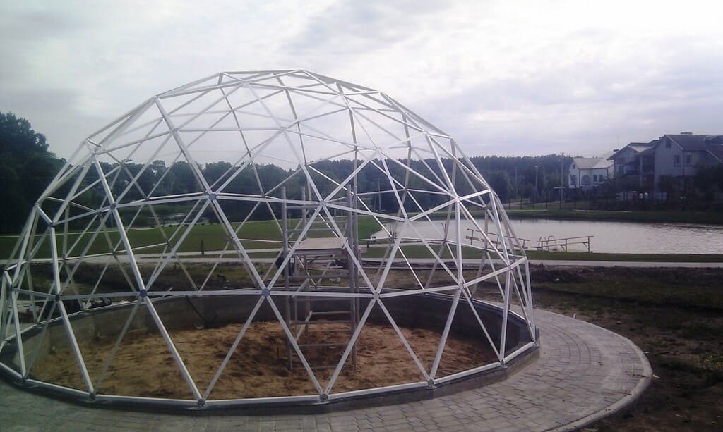 Ø5m Fiberglass PVC Greenhouse