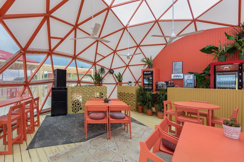 Ø10m Beach Bar Restaurant Saisonnier Pavillon PVC Tente