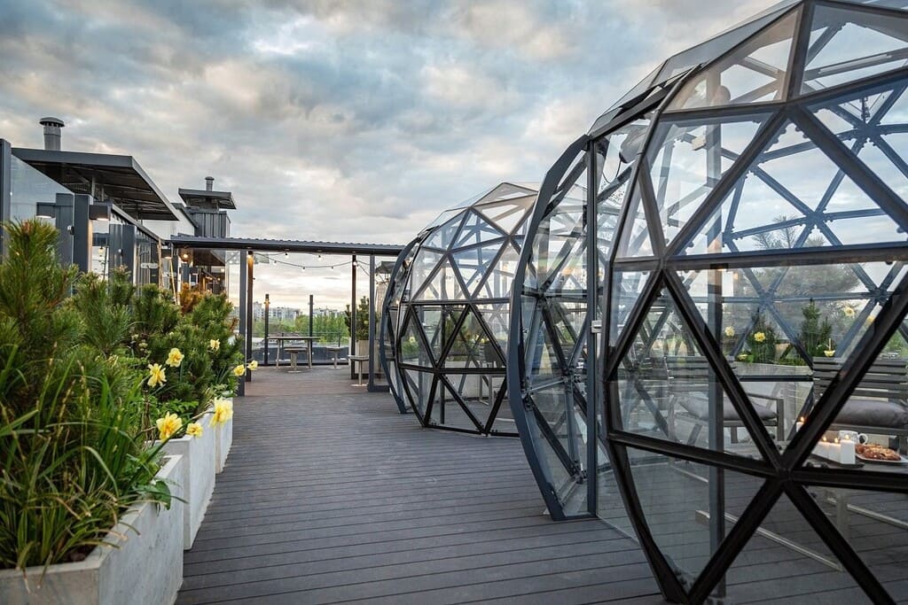 Ø6m H4,6m Glass Bubble Dome