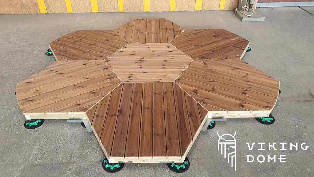 Aura Dome 3.0 - Modular Terrace Floor for Geodesic Dome - 005