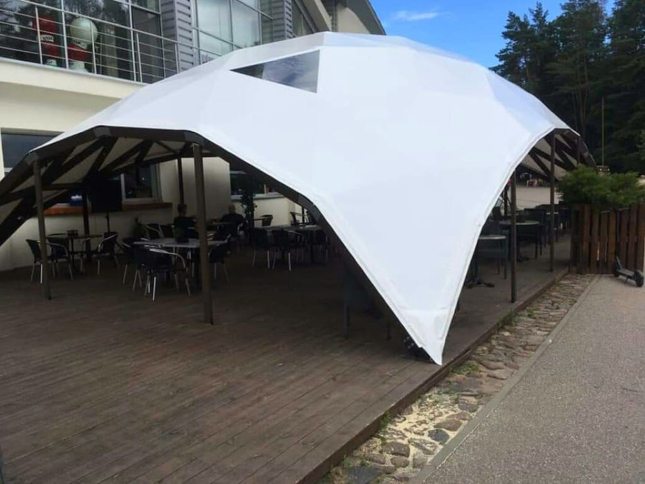 13,5 x 8,8 m Quadro Dome Café STAR/PVC
